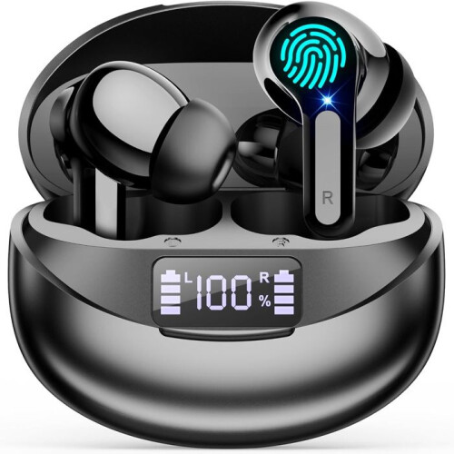 Ασύρματο VEATOOL Bluetooth 5.3 με μικρόφωνο, διάρκεια ζωής μπαταρίας 35 ωρών, πρότυπ