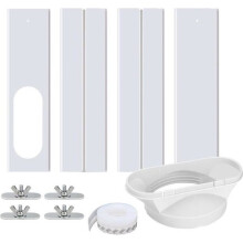 Portable air conditioner window kit with coupler adjustable window joint for AC unit 135 mm window adapter