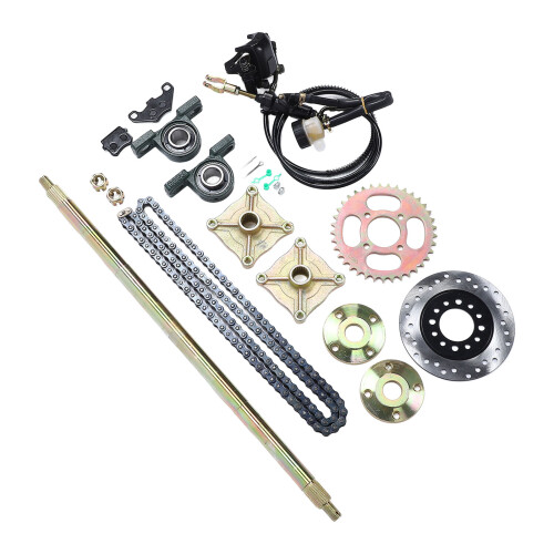 25.5in Go Kart Axle Kit with Brake