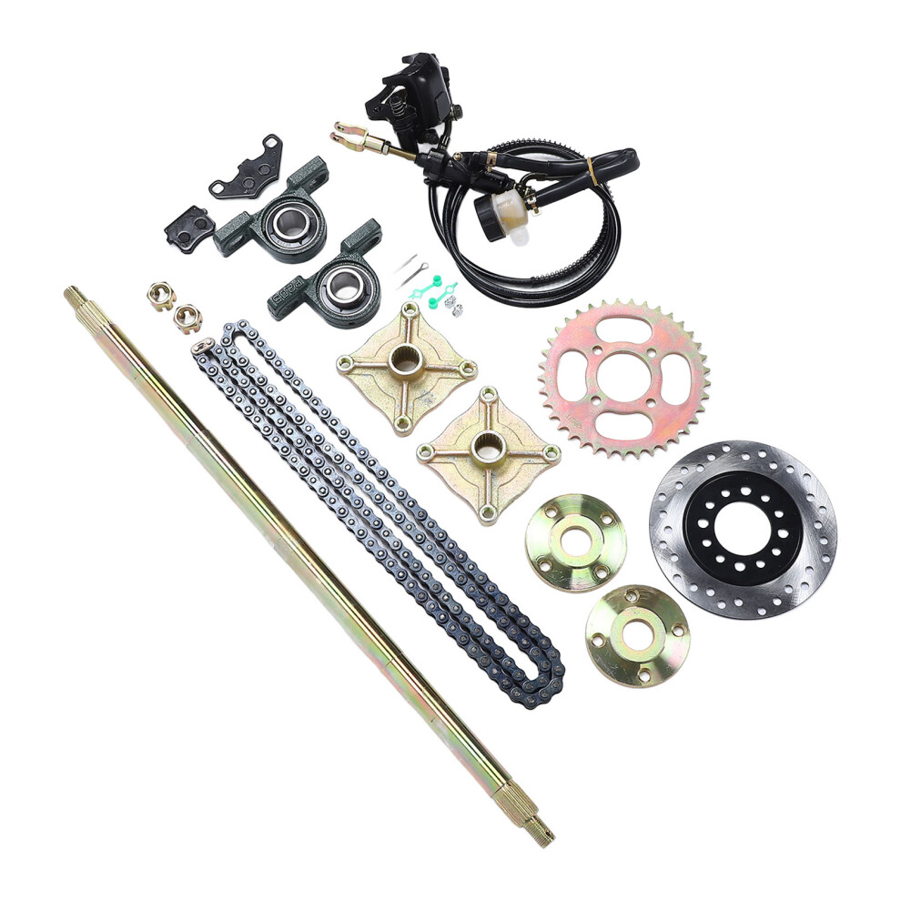 25.5In Go Kart Axle Kit With Brake 7444352149483