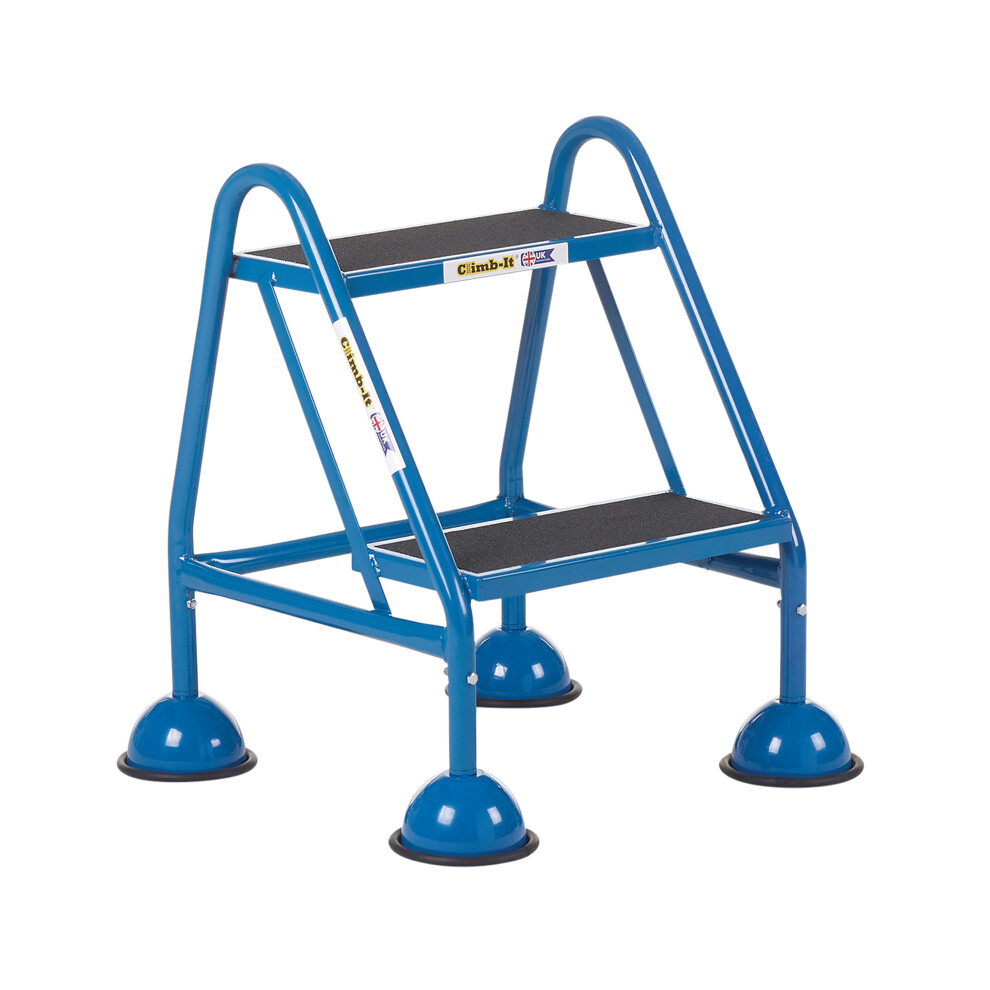 Climb-It Domed Feet Handy Step 2 Tread With No Handrail Blue Aap20 5056239794215