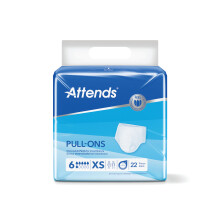 Attends Pull-Ons Incontinence Pants Size 6XS x4 (Pack of 22) 35954