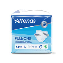 Attends Pull-Ons Incontinence Pants Size 6L x4 (Pack of 18) 36845