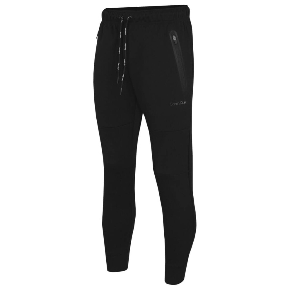 Calvin Klein (S, ) Mens Hyper Tech Lightweight Moisture Wicking Joggers Black