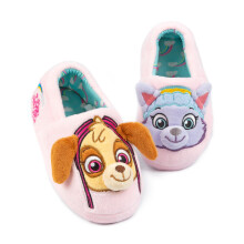 (9 UK Child) Paw Patrol Slip On Loafer Slippers (Girls Pink)