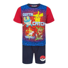 Pokemon Short Sleeve Short Leg Pyjama Set (Boys Multicoloured)