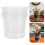 5Sets Heldere Orchidee Potten - Stapelbare Plastic Plantpotten 6