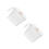 2St Transparant Plastic Met , Kleine 3