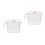 2St Transparant Plastic Met , Kleine 4