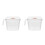 2St Transparant Plastic Met , Kleine 5
