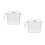 2St Transparant Plastic Met , Kleine 7