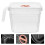 2St Transparant Plastic Met , Kleine 8