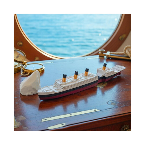 Ρεαλιστικό παιχνίδι μπάνιου και πισίνας Titanic, ιστορικά ακριβές διακοσμητικό 2