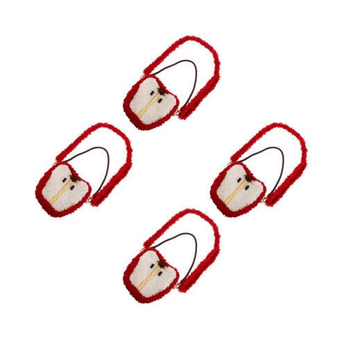 4St Wol Schoudertas Kerstdesign Warm Duurzaam 2