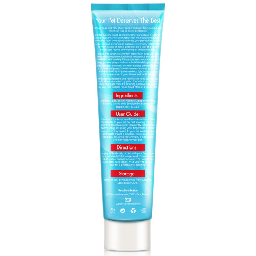 Dentifrice Menthe pour Animaux 100g 1