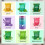 Tabletas efervescentes de aceite esencial de baño 8P/caja 4