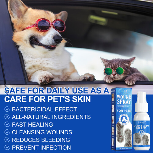 Spray para feridas em animais de estimação 30ml 2