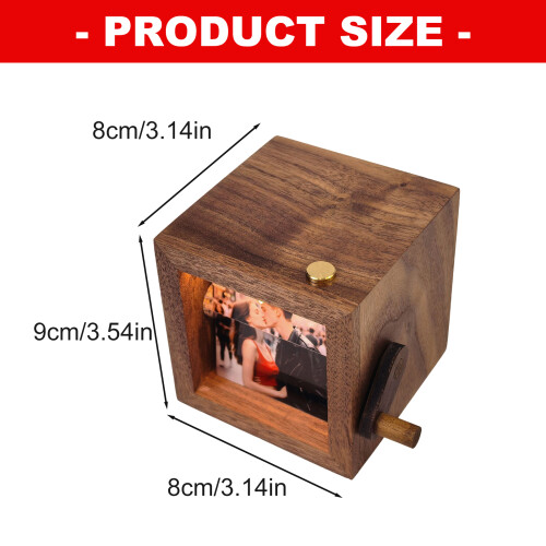 Picture Flipbook Mechanical Desktop Photo Frame Customs-C 2