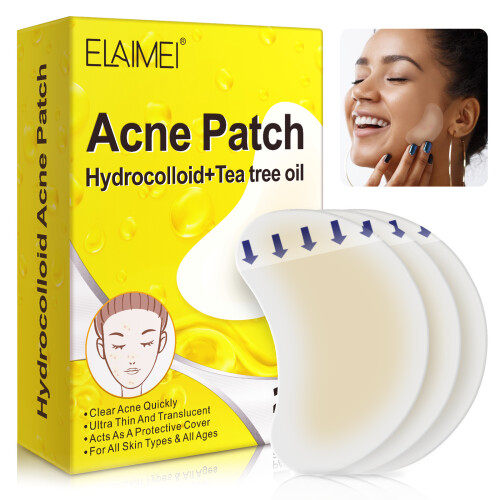 Patch per l'acne a forma di mezzaluna, 20 pezzi/scatola 1