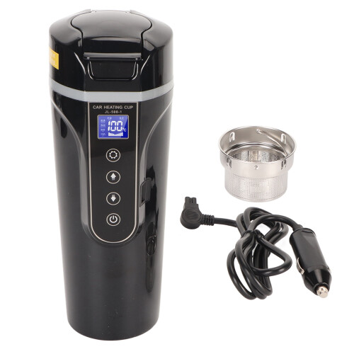 500ml Electric Travel Mug Black 2