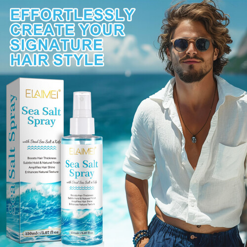 Spray para dar volumen al cabello con sal marina 1