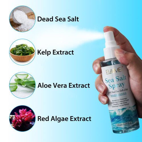 Spray para dar volumen al cabello con sal marina 2