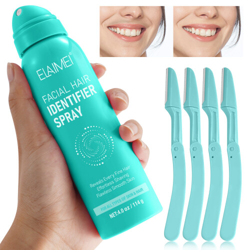 Ensemble de spray d'identification des poils du visage 1