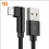 (red)Câble USB 90 Degrés Pin pour Huawei Câble de Charge Rapide 3