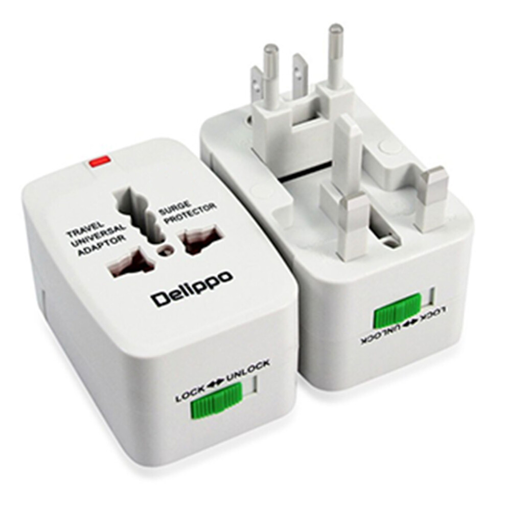 International Plug Adaptor 1500W 2 USB Children
