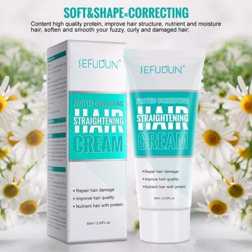 CREMA CORRECTORA DE PROTEÍNAS PARA CABELLO LISO 60ml 1