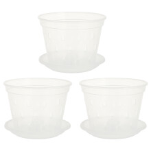 6Sets Duurzame Plastic Mesh Potten Met - En Waterdoorlaat