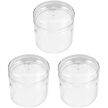 3Stk Mini Terrarium Pflanzenbehälter Transparent Für