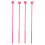 2Paires Maillets Percussion Plastique Rose Pour Xylophone Éducatif 1