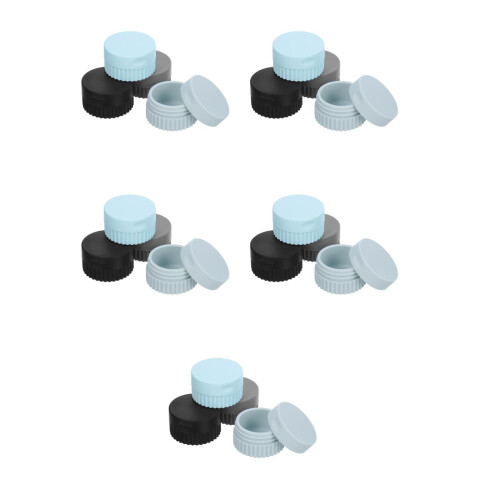 20Pcs Durable Silicone Travel Pill Case and Supplements