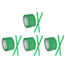 20Rouleaux Rubans Adhésifs De Masquage Verts En Papier Crépon Pour DIY