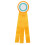 Lightweight Ribbon Rosette Badge Pin Award 5