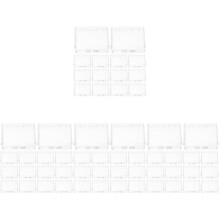 80Stk Zahnbürstenkopfabdeckungen Transparent Fürs