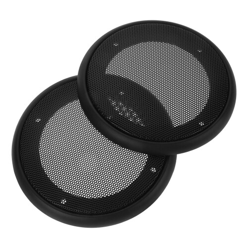 2Stk Lautsprecherabdeckungen Auto Schwarz Subwoofer Gitter