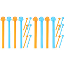 20Pcs Durable Plastic Bird Perch Stands Safe Parrot Cage Accessories