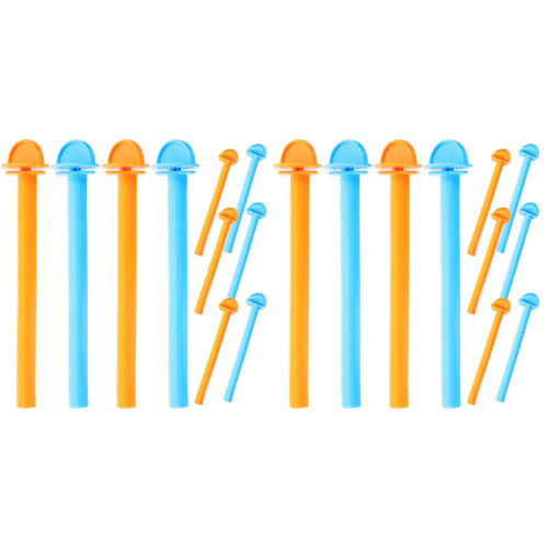 20Pcs Durable Plastic Bird Perch Stands Safe Parrot Cage Accessories