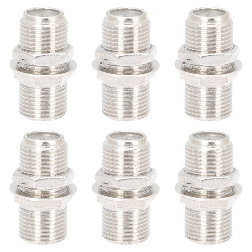 3 Pack Satellite Cable Connectors F Coaxial Antenna Adapter Quick