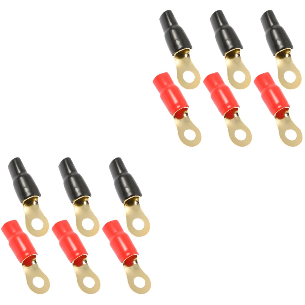 6Pairs Brass Speaker Plug Terminals Car Audio Wire Connectors Assorted 312425006247