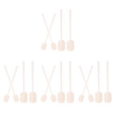 16Pcs Mini Scoops for Canisters White Plastic Coffee Teaspoon Set