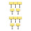 10Pcs PVC Plastic Price Tag Holders Clip on Writable Display for Shops 1