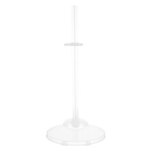 60Pcs Durable Plastic Doll Display Holders Clear Stands for Toys