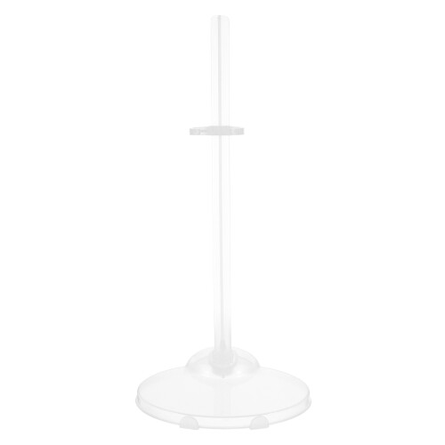 60Pcs Durable Plastic Doll Display Holders Clear Stands for Toys