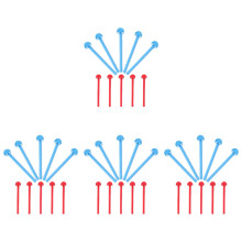 40Pcs Easy Install Plastic Bird Stands for Parakeet Parrot Home Use