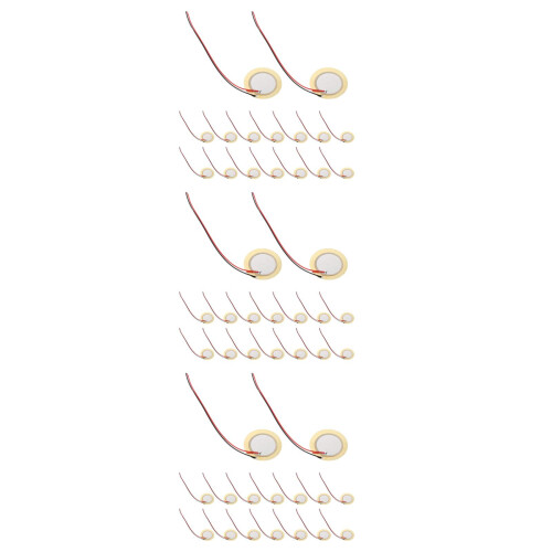 105Pcs Copper Piezo Buzzer Sensor for Guitar Drum Electronic Sounder