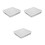 3Sets Rectangular Stainless Steel Roasting Pans with Lid and Rack 1