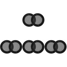 8St Zwarte Plastic Autoluidspreker Grill Beschermhoes Voor Subwoofer